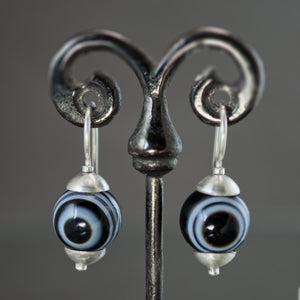 Bulls-Eye Agate Dangles