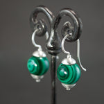 Bulls-Eye Malachite Dangles