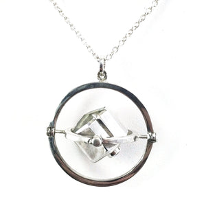 Prasiolite and Gray Spinel Kinetic Armillary