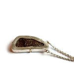 Boulder Opal Necklace #2 - Sterling and 18k