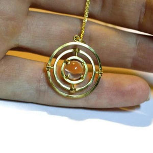 Kinetic Pools of Light Necklace