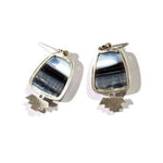 art deco opal earrings