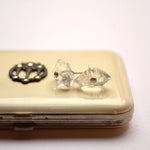 kinetic herkimer diamond earrings