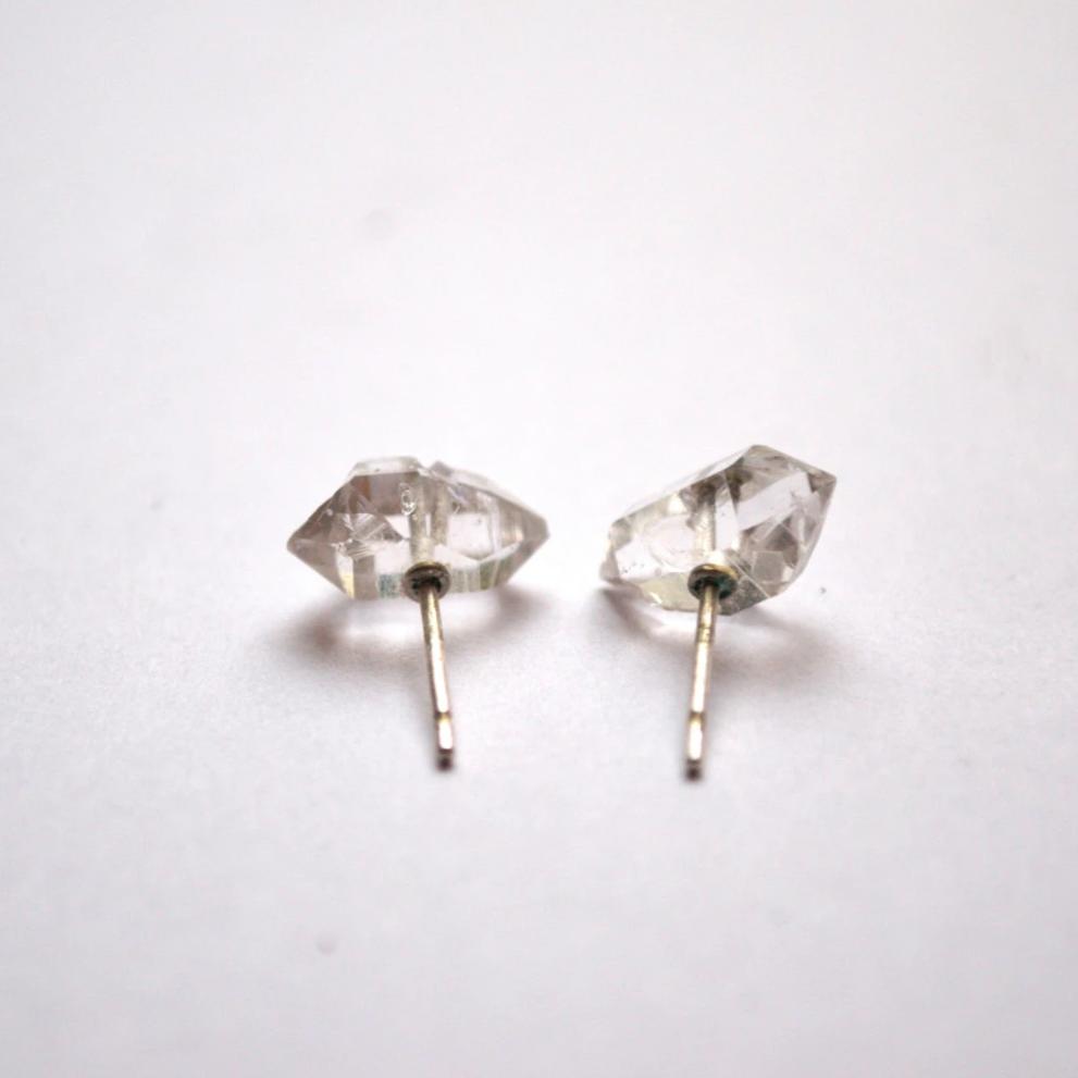 Herkimer Diamond Post Earrings